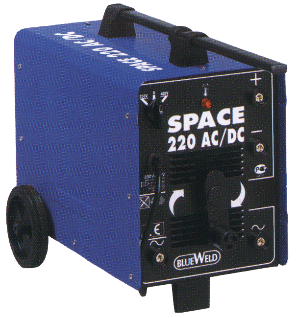 Однофазный передвижной сварочный выпрямитель BlueWeld SPACE 220 AC/DC