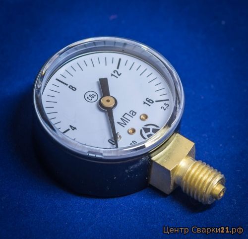 Манометры давления для газовых редукторов