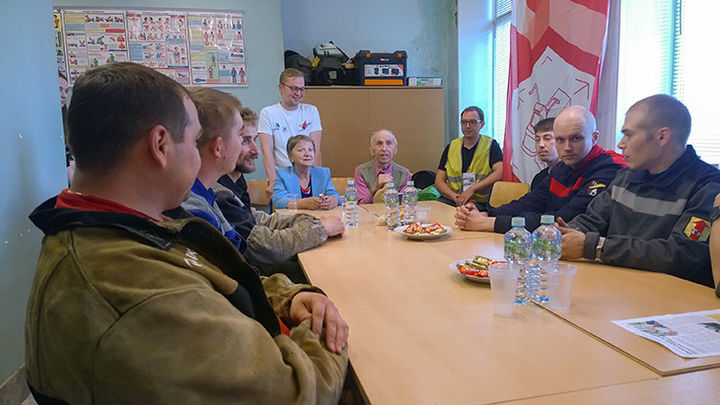 99-летний сварщик, работавший с С.П. Королёвым, встретился с лучшими специалистами страны